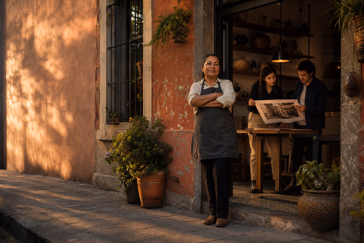Personas trabajando con claridad